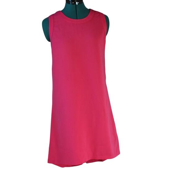 NWT Sugar Lips Pink Sleeveless Mini Dress Ladder Back Detail Women’s Size Small - Picture 1 of 5